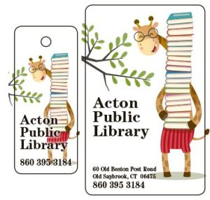 custom library cards and keytags