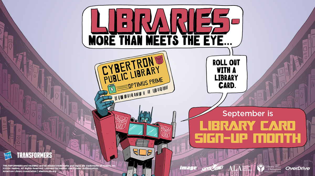 September is Library Card Sign-Up Month