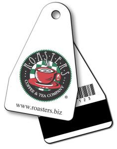 magnetic stripe key tag